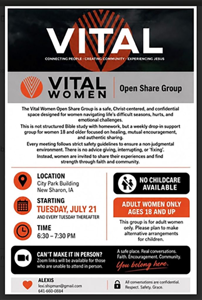 VITAL Women Open Share Group